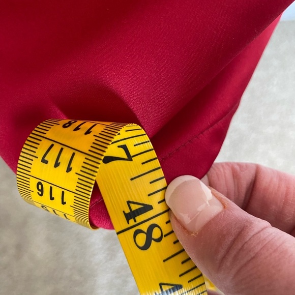 Saison Blanche Red Formal Cocktail Prom HOCO Party Dress Gown Sz 2 Big Bow Black - Picture 9 of 16